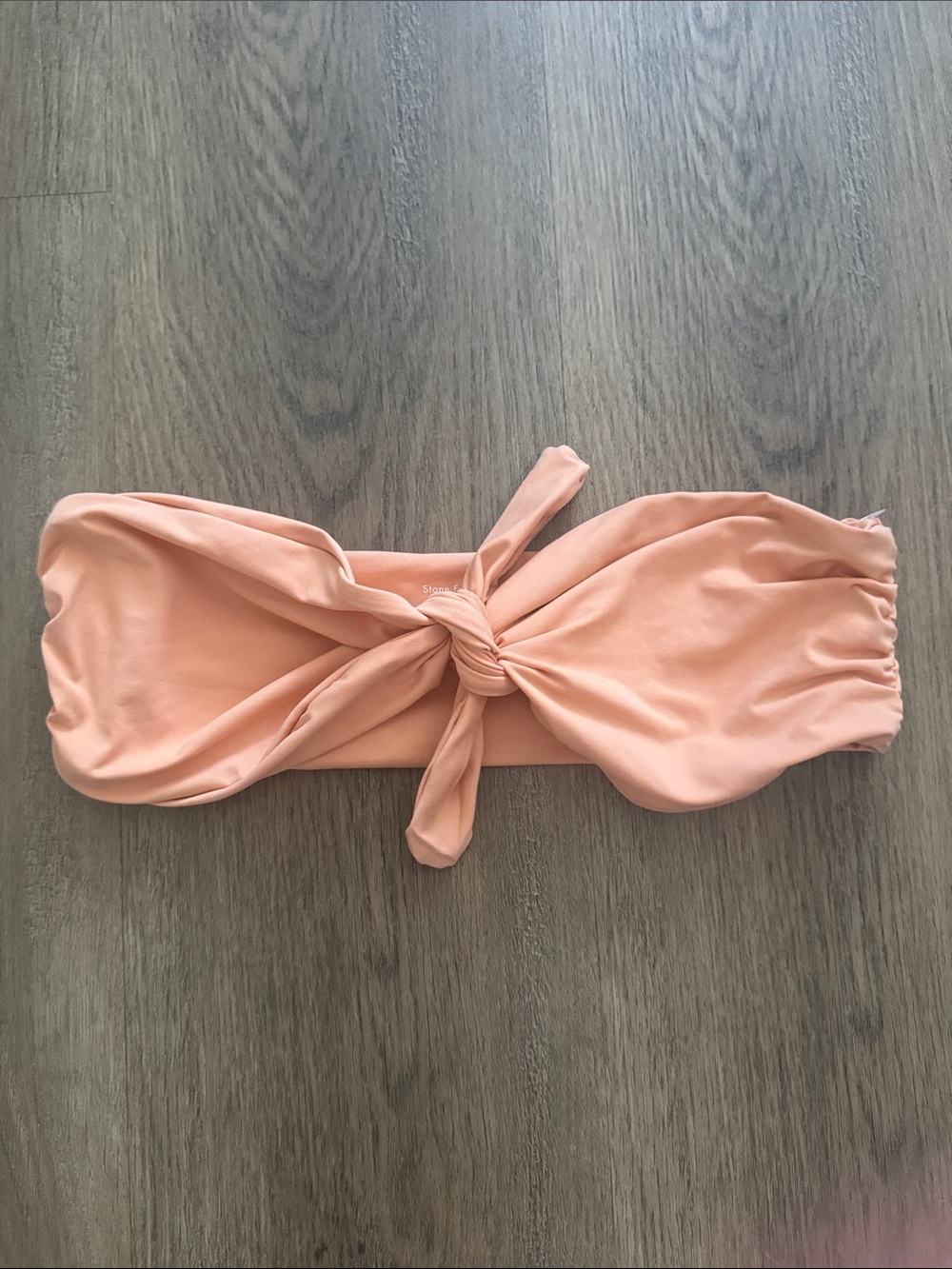 Stone Fox Swim bandeau tie top